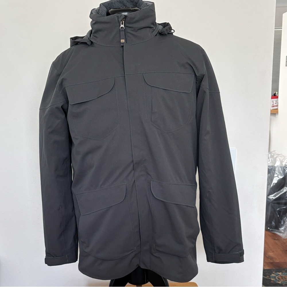 REI 3in1 Parka Jacket w/removable Hood Size Medium